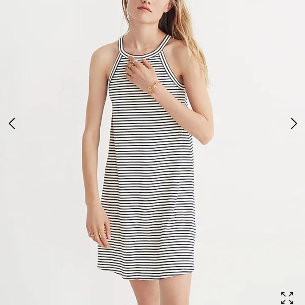 Madewell stretchy midi sundress, sz medium